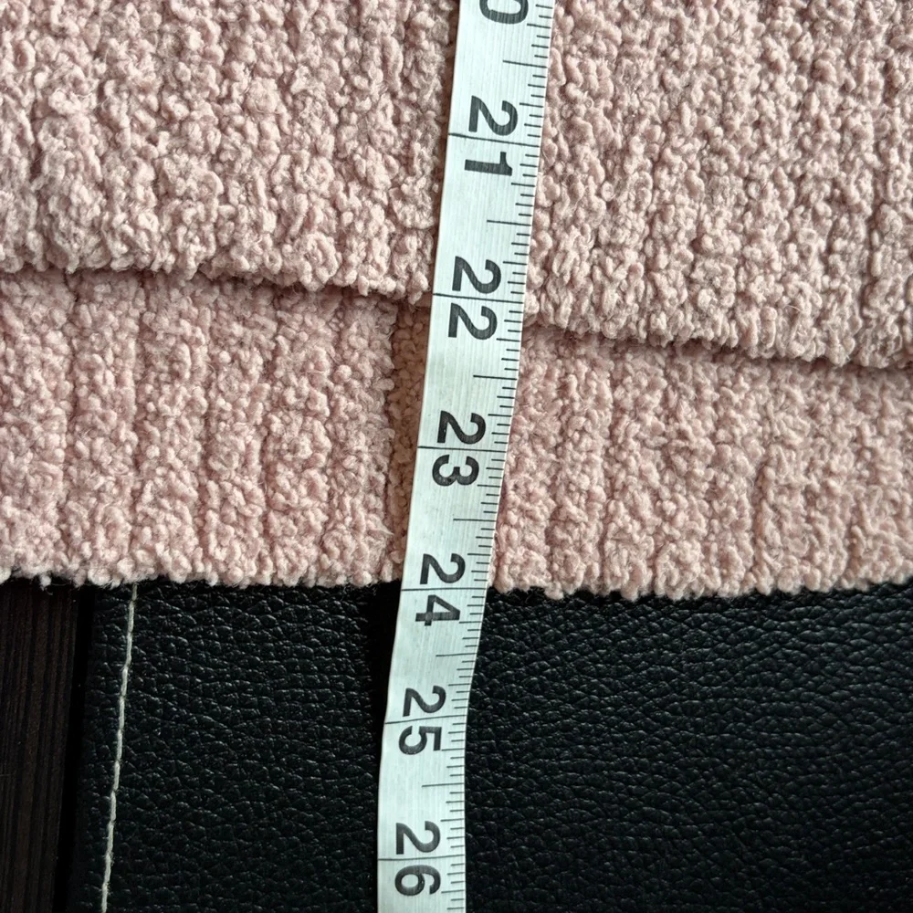 UGG Ylonda Turtleneck Sweater Pink Relaxed Cozy Plush Pullover Lounge Sz M - Picture 13 of 15